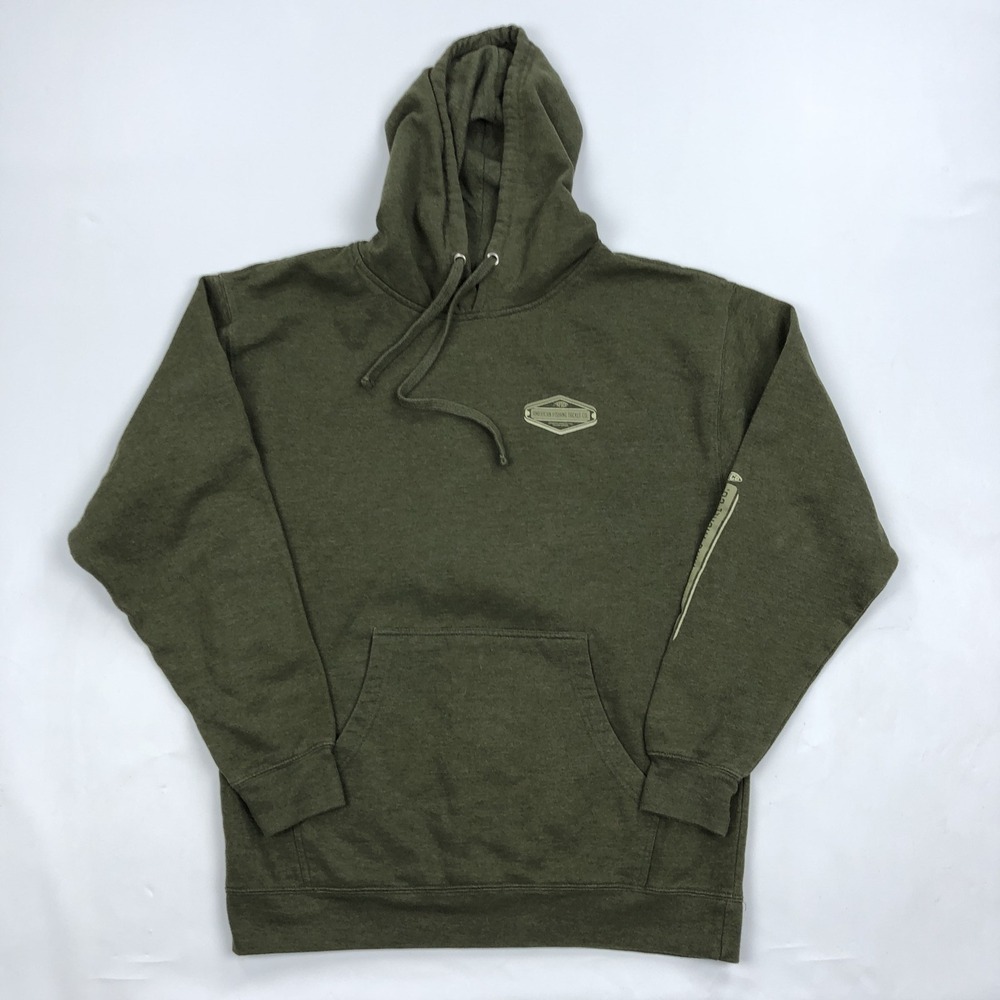 AFTCO American Fishing Tackle Co. Women's Green Pullover Hoodie Sweatshirt Size